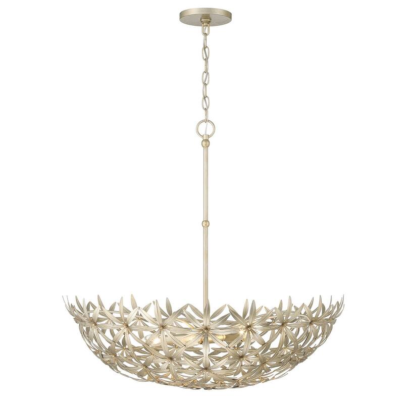 Minka Lavery 2148 Flower Child 5 Light 30" Wide Bowl Pendant