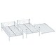 preview thumbnail 14 of 31, Bunk Bed Twin Over Twin Size with Ladder and high Guardrail, Able to Split, Metal Bunk Bed