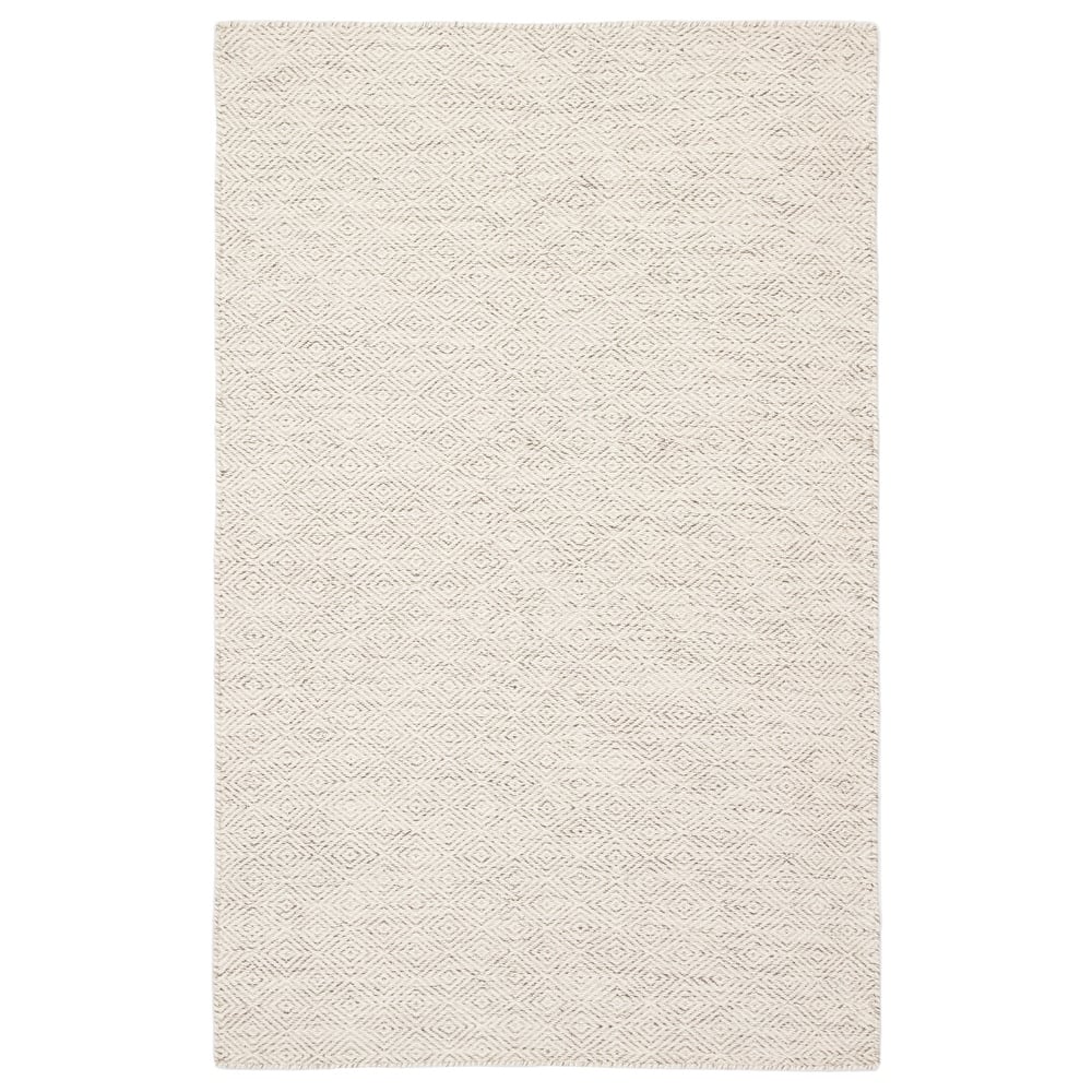 Bramble Handmade Trellis Ivory Gray Area Rug