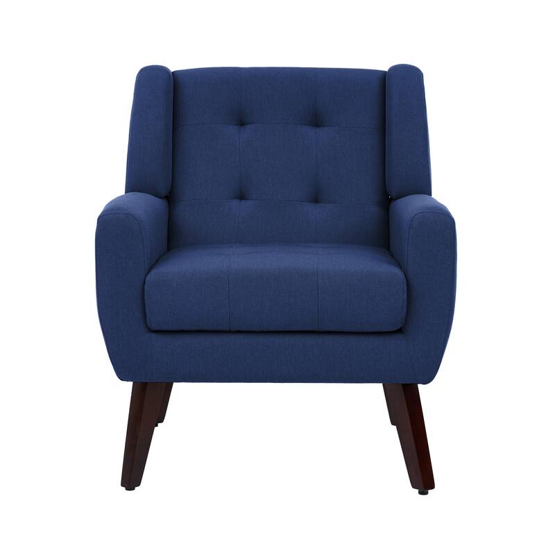 Tufted Upholstered Accent Armchair
