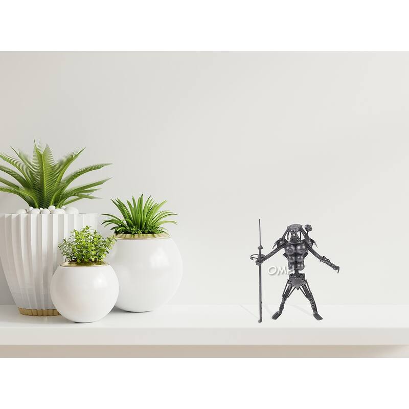 Metal Predator with Spear
