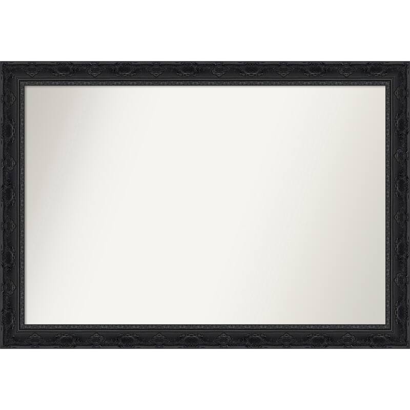 Filigree Non-Beveled Framed Bathroom Vanity Wall Mirror