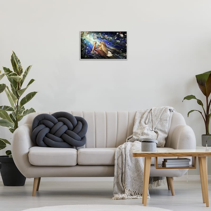 Stupell Religious Gethsemane Prayer Framed Giclee Art Design By Mandie Manzano