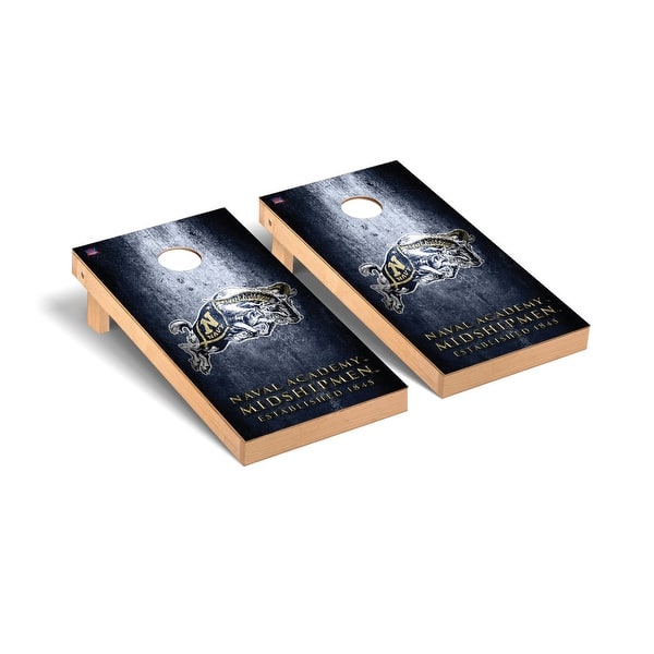 slide 2 of 5, Naval Academy Midshipmen Museum Cornhole Board Set
