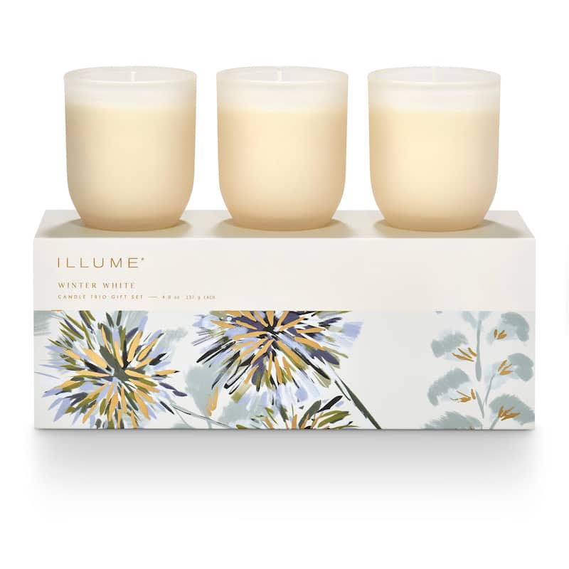 ILLUME Noble Holiday Winter White Candle