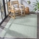 preview thumbnail 3 of 17, SAFAVIEH Augustine Groa Geometric Fringe Rug 8' x 10' - Green/Ivory - Rectangle