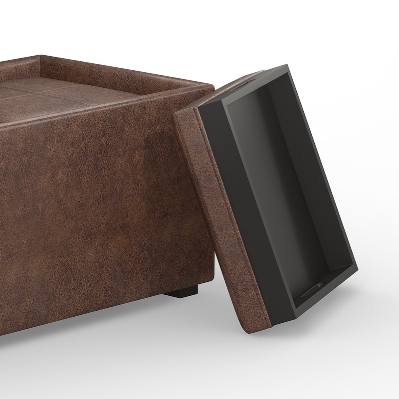 WYNDENHALL Franklin Upholstered 3-piece Ottoman Set
