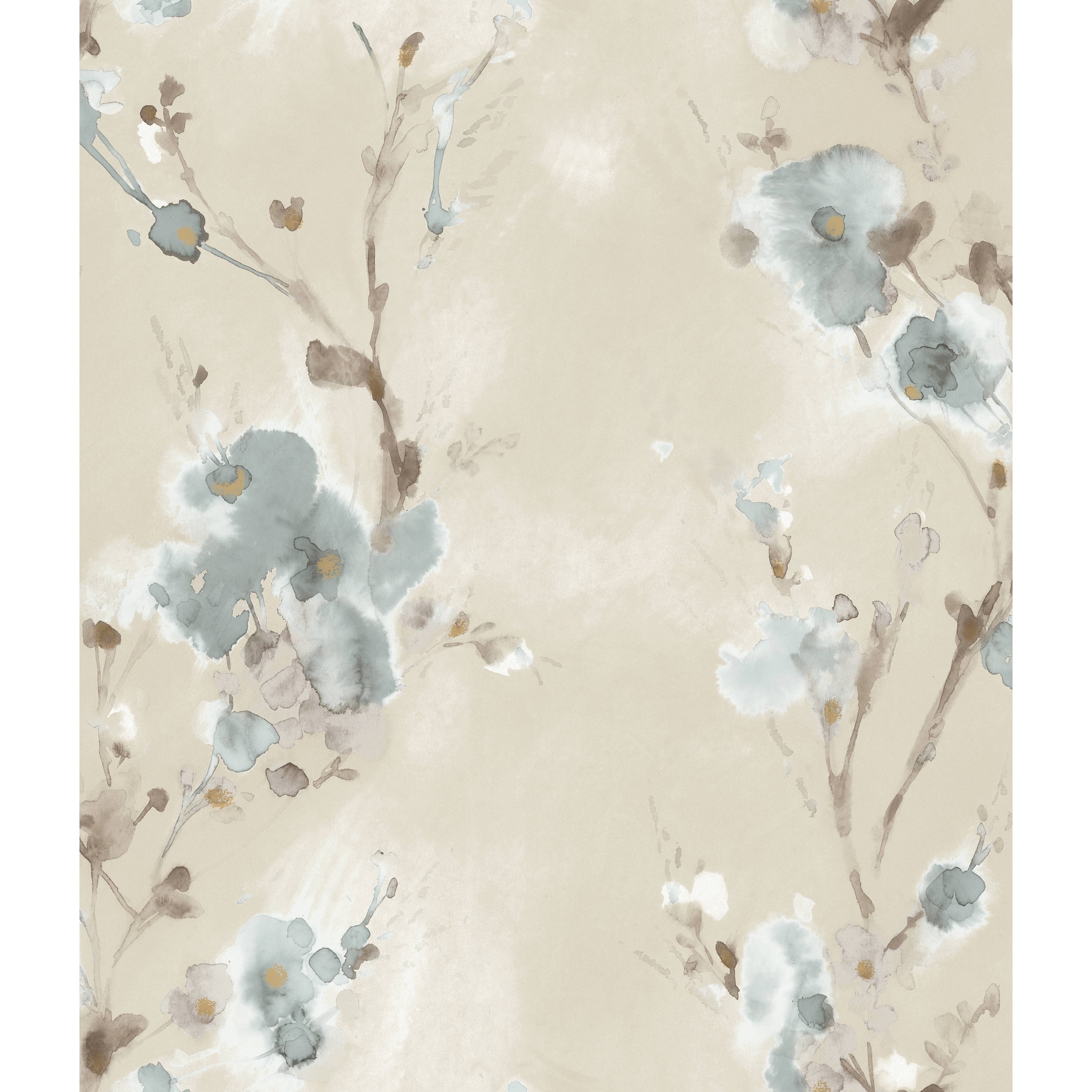 Candice Olson Soft Blue Charm Wallpaper