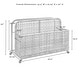 preview thumbnail 11 of 12, Ridley Outdoor Wicker And Metal Pool Storage Caddy - 22.25"x43.5"x30"