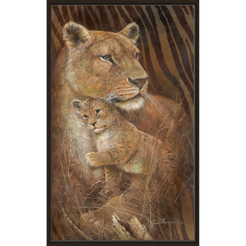 "Shadow of Love" by Ruane Manning Print on Floating Canvas