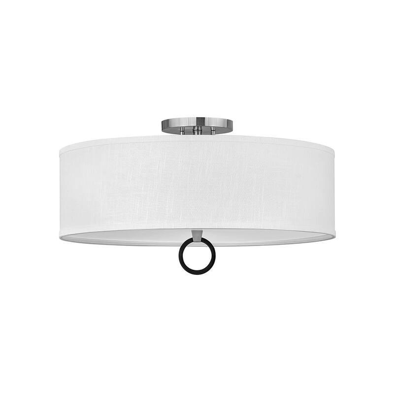 Hinkley Lighting 41910 Link 24" Wide Galerie Semi-Flush Ceiling - Brushed Nickel