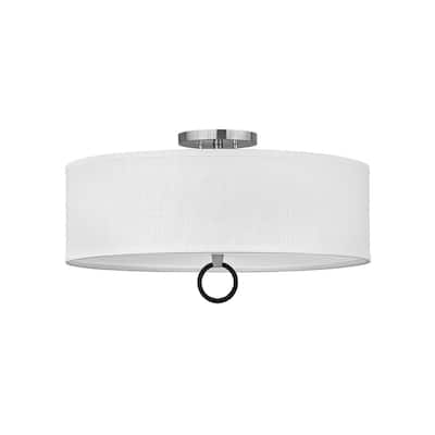 Hinkley Lighting 41910 Link 24" Wide Galerie Semi-Flush Ceiling