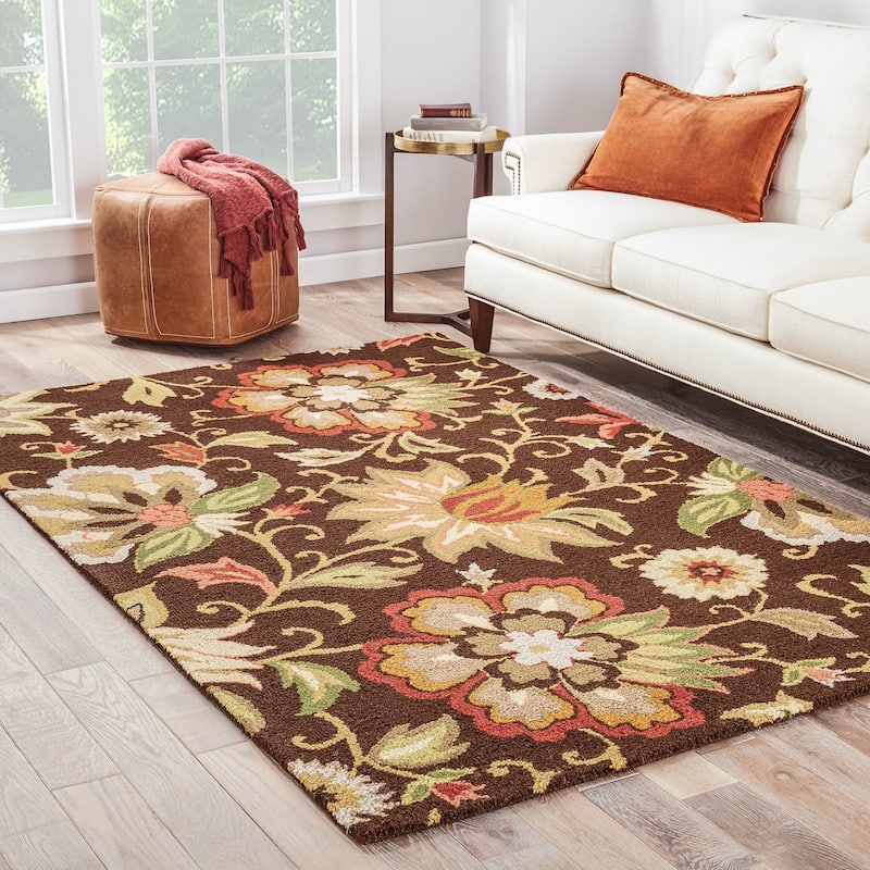 Zamora Handmade Floral Area Rug