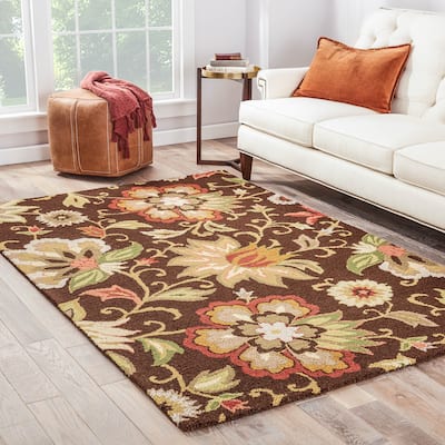 Zamora Handmade Floral Area Rug