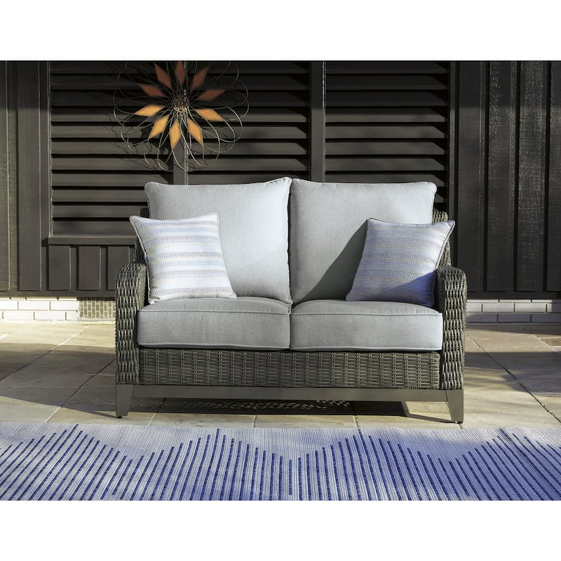 Signature Design by Ashley Elite Park Outdoor Loveseat - 57"W x 36"D x 33"H