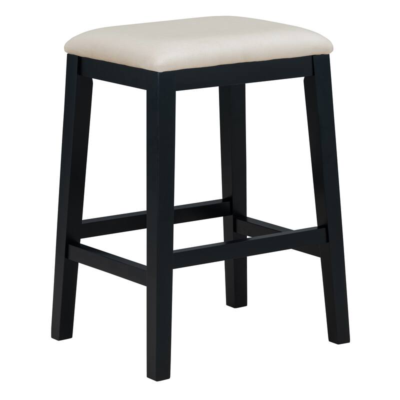 Modern Faux Marble Bar Table Set with Storage & Stools