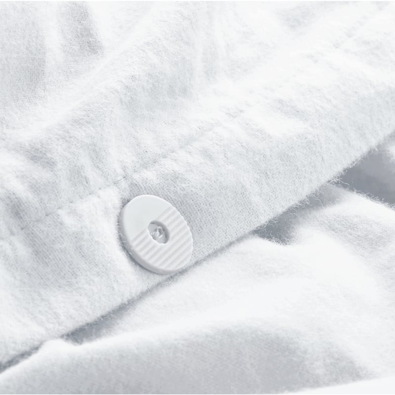 Bare Home Cotton Flannel Duvet Cover and Sham Set