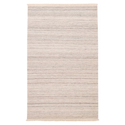 Boho Grey Kilim 5'1" x 8'3" - 5'1 x 8'3