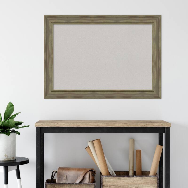 Alexandria Greywash Wood Framed Corkboard Bulletin Boards
