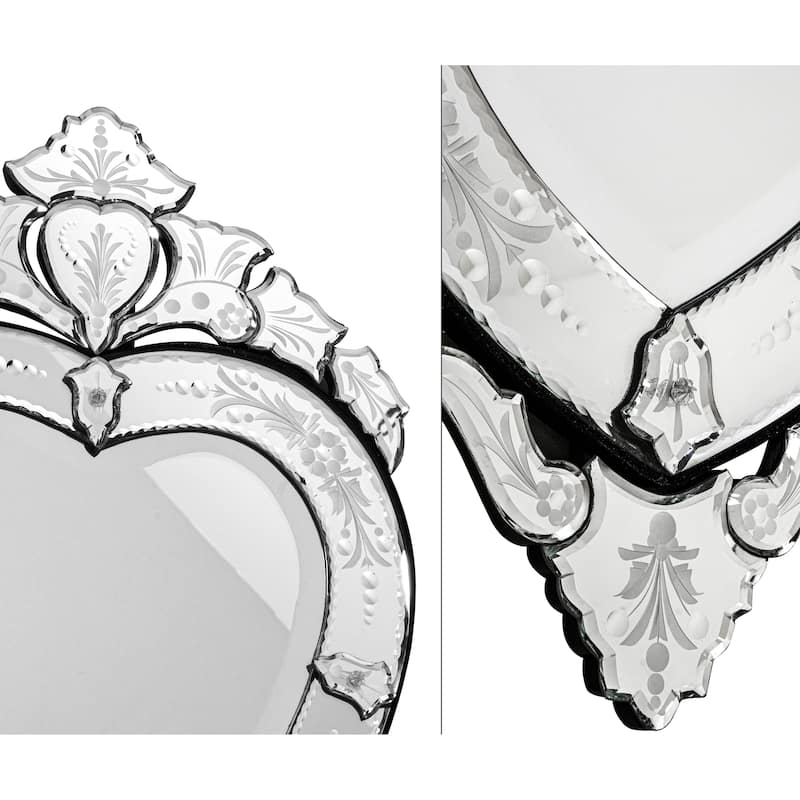 Venetian Heart Mirror