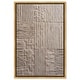 preview thumbnail 1 of 5, Old Clay Texture Canvas Elegant White and Gold Art by Art Remedy 10" x 15" - Gold