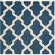 preview thumbnail 21 of 130, SAFAVIEH Handmade Cambridge Luisa Moroccan Trellis Wool Rug 10' x 10' Square - Navy Blue/Ivory