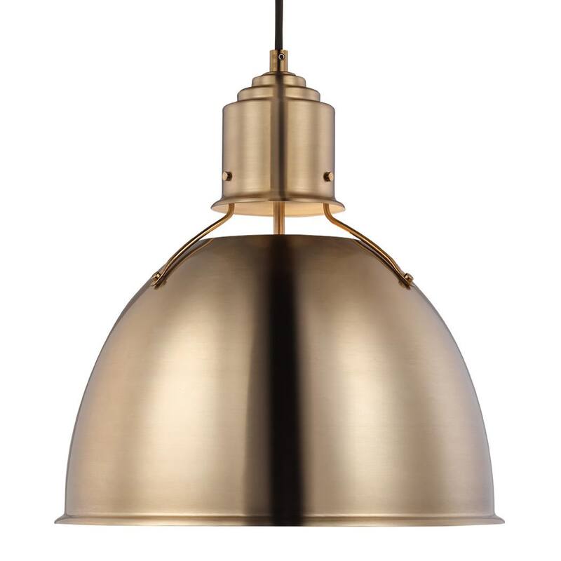 Bellevue Indre 15" Wide Pendant - Satin Brass