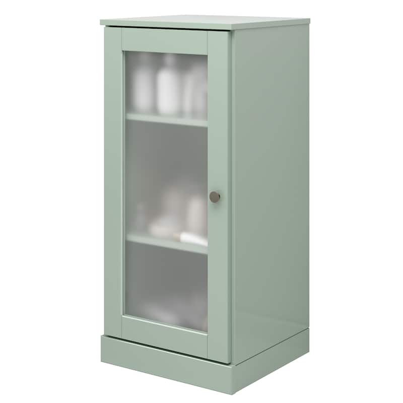 100% Solid Wood 16.5" Bathroom Cabinet with Optional Doors by Palace Imports