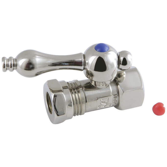 Kingston Brass Vintage Quarter Turn Valves (1/2" FIP X 1/2" and 7/16"