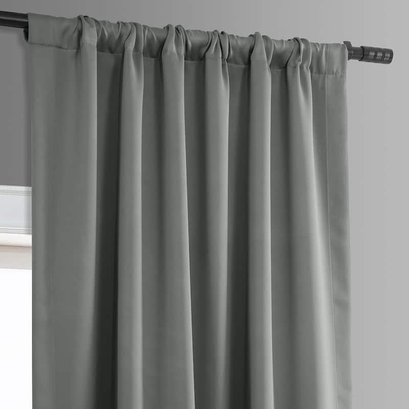 Exclusive Fabrics Room Darkening Curtain Panel Pair 63 inches (2 Panels) - 50 x 63