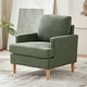 preview thumbnail 2 of 50, Accent Chair/Armchair for Bedroom Living Room with Wood Legs Green
