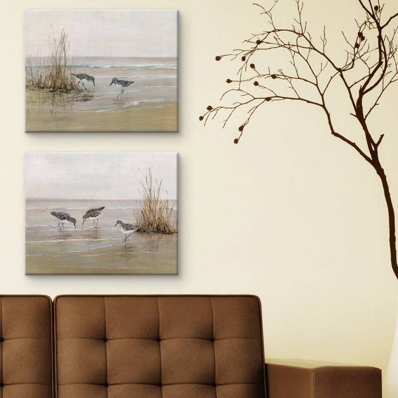 Early Risers I & II by Sally Swatland Canvas Art Prints
