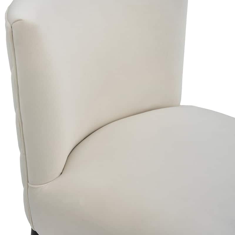 Versatile Accent Chairs Counter Height Bar Stools Set of 2 with Padded Seat, Tufted Backrest, Black Legs and Gold Footrest