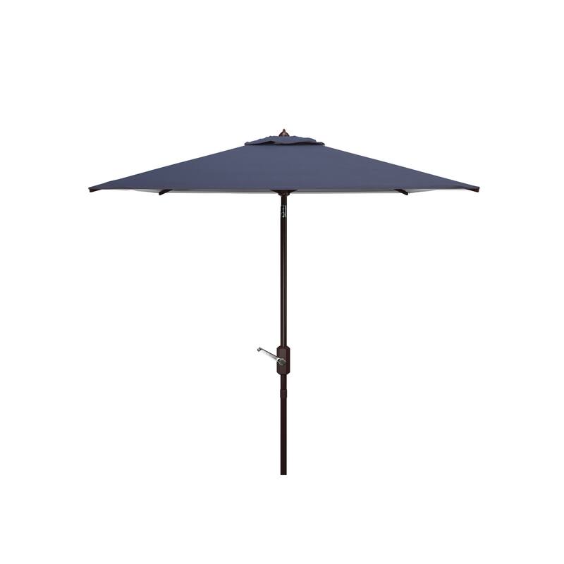 SAFAVIEH Outdoor Anneliese 7.5 Ft Square Crank Umbrella