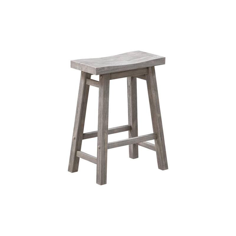 Sonoma Backless Saddle Stool - Single - Grey - Counter Height