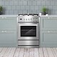 preview thumbnail 2 of 12, Cosmo 24 in. 2.73 cu. ft. Single Oven Gas Range with 4 Burner Cooktop