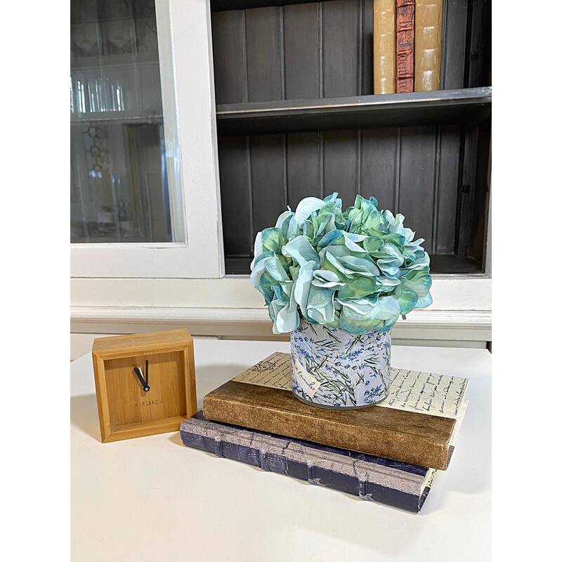 Hydrangea Arrangement in a Glass Vase