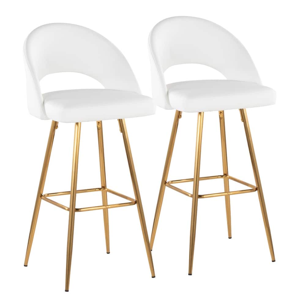 Renee Upholstered 30" Fixed-height Barstool - Set Of 2