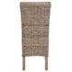 preview thumbnail 4 of 8, SAFAVIEH Dining Rural Woven Quaker Unfinished Natural Wicker Dining Chairs (Set of 2) - 18.5" x 22.8" x 42.1"