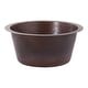 preview thumbnail 4 of 4, Miseno Round 15" Copper Drop-In or Undermount Bar Sink