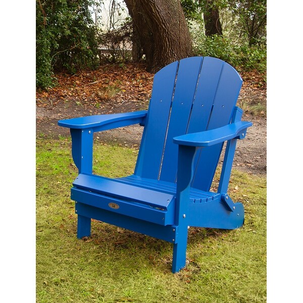Leisure Line Recycled Plastic Folding Adirondack Chair - Bed Bath