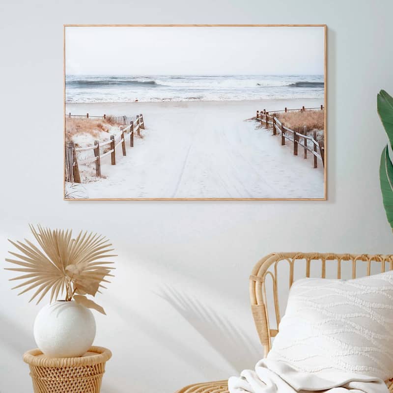 American Art Decor Path to Paradise Printed Glass - 30" x 20"