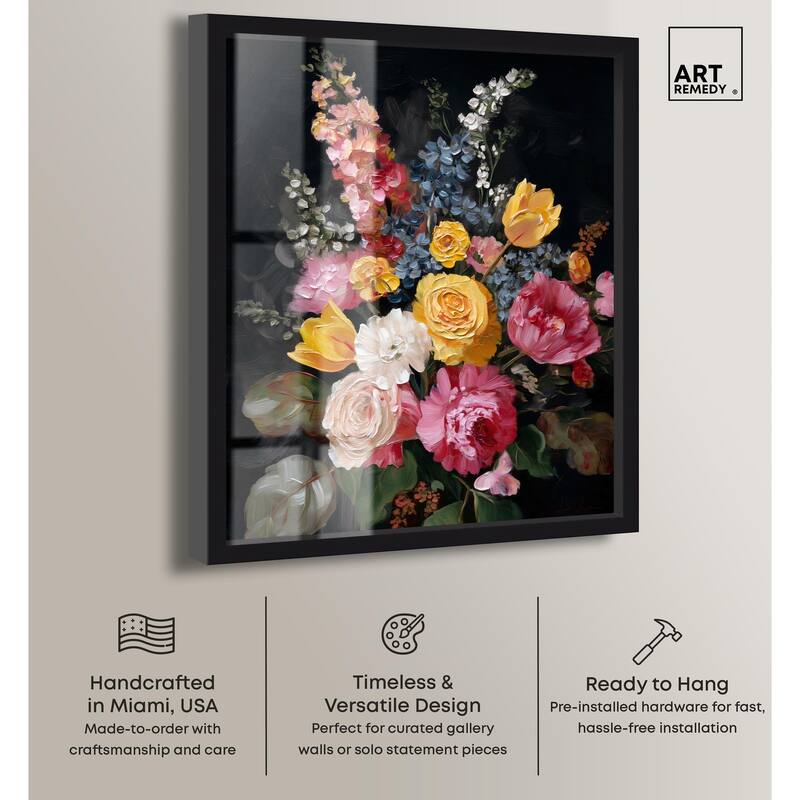 Garden Richness I Shadowbox by Art Remedy