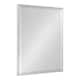 Rhodes Framed Decorative Wall Mirror - 22.75x28.75 - Silver