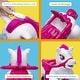 preview thumbnail 5 of 8, Kidzone 12V Electric Unicorn Ride-On Car, White/ Purple