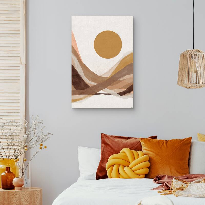 Sienna Horizons II by Belle Maison Canvas Art Print
