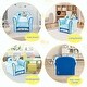 preview thumbnail 8 of 9, Costway Kid's Sofa Chair Toddler Upholstered Armchair Wooden Frame - See Details