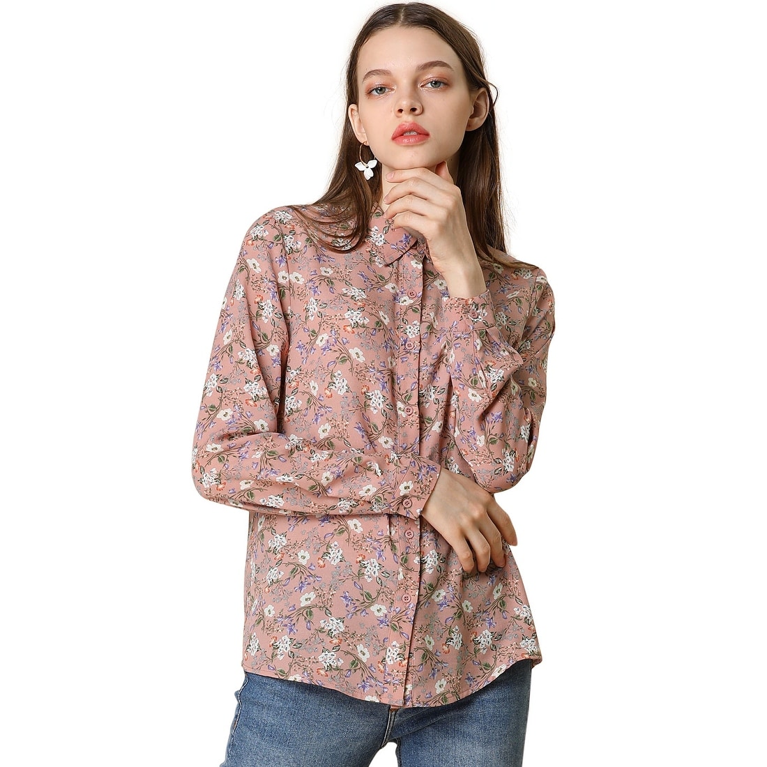 floral print shirt womens