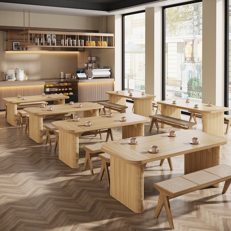 Wood Dining Table, Modern Kitchen Table, Dining Room Accent Table