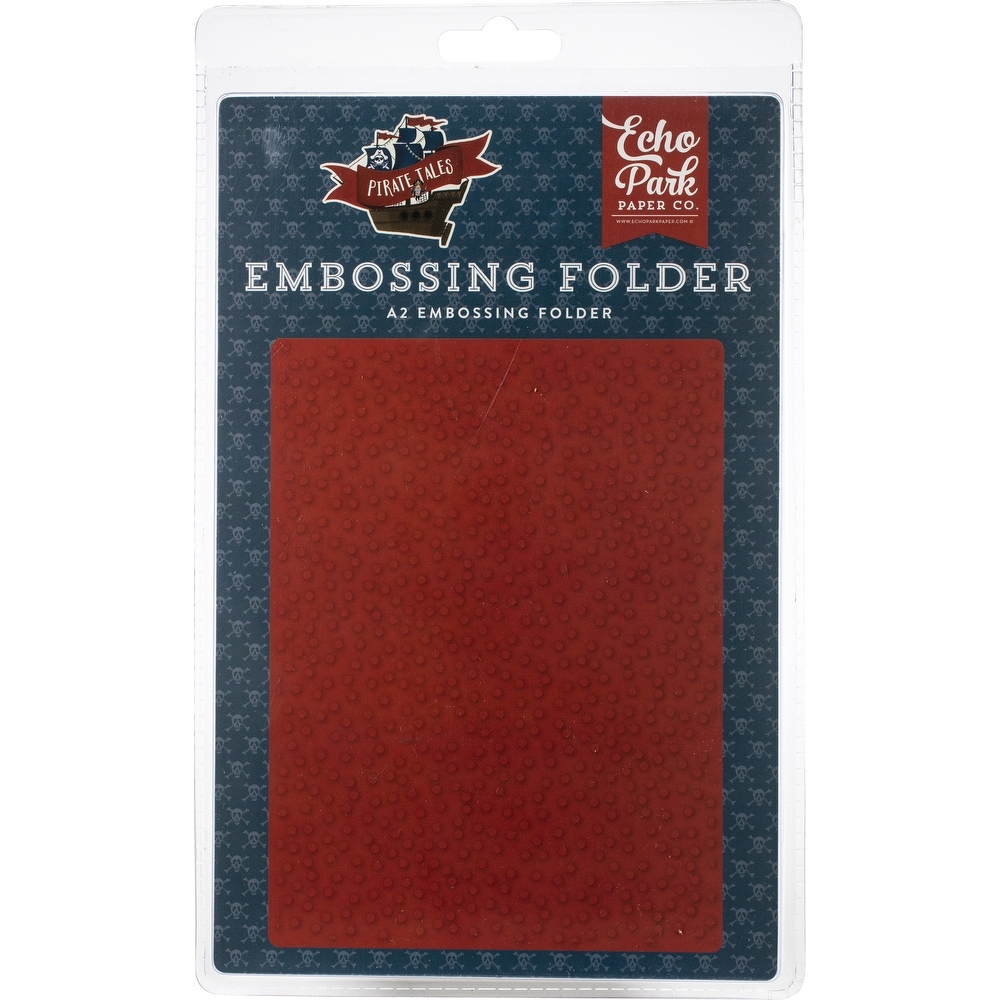 Echo Park Embossing Folder A2-Pirate Spots Echo Park Embossing Folder A2-Pirate Spots